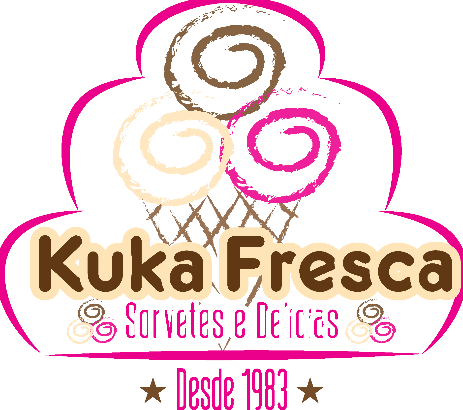 Kuka Fresca Sorvetes E Delicias Logo Vector Logo